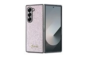 Mobil - Covers & Cases - GUESS 4G Glitter Script Case for Samsung Galaxy Z Fold 6 - Pink - 3666339322724