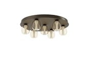 Lamper - EGLO Stars of Light FERRO LOFT Ø:560 CCT DÆMPB. MØRK BRONZE/BRUN-TRANSP. - 390564
