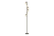 Lamper - EGLO Stars of Light FERRO GULV H1650 6L CCT TOUCH MØRK BRONZE/BRUN/TRANSP. - 390565