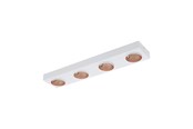 Lamper - EGLO Stars of Light RONZANO loftlampe, 4x510 lm, hvid/guld - 39376