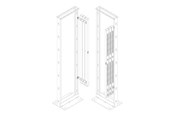 Rack skabe - Tripp Lite Eaton Series PDU Mounting Bracket Accessory Kit 2-Post 4-Post Open Frame Rack - SRPDU2PBRKT