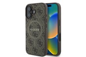 Mobil - Covers & Cases - GUESS 4G Ring Classic Logo MagSafe iPhone 16 Plus Case - Brown - 3666339327255