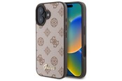 Mobil - Covers & Cases - GUESS Peony Script MagSafe iPhone 16 Case - Brown - 3666339342364