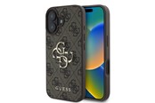 Mobil - Covers & Cases - GUESS 4G Big Logo Case for iPhone 16 - Brown - 3666339327569
