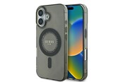 Mobil - Covers & Cases - GUESS IML Rhinestones MagSafe case for iPhone 16 - black - 3666339305604