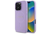Mobil - Covers & Cases - GUESS Saffiano MagSafe case for iPhone 16 Pro Max - purple - 3666339346294