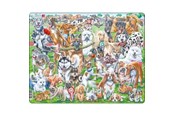 Puslespil - Larsen Puzzles Happy Dogs Jigsaw Puzzle – 32 pieces Maxi (36.5 x 28.5 cm) 2D Puslespil - CZ6