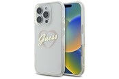 Mobil - Covers & Cases - GUESS IML Heart Case for iPhone 16 Pro - Transparent - 3666339307271