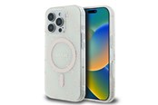 Mobil - Covers & Cases - GUESS IML 4G Background MagSafe iPhone 16 Pro Case - White - 3666339302177