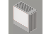 Kabinet Tilbehør - Havn BF 360 Solid Side Panel white - HVN-AS-BFSOL-02