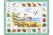 Puslespil - Larsen Puzzles Nature Puzzle: Seaside – 48 pieces Maxi (36.5 x 28.5 cm) 2D Puslespil - NA2