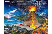 Puslespil - Larsen Puzzles Volcanoes Jigsaw Puzzle – 70 pieces Maxi (36.5 x 28.5 cm) 2D Puslespil - NB2