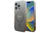 Mobil - Covers & Cases - GUESS IML Glitter Gradient MagSafe Case for iPhone 16 Pro - Brown - 3666339301422