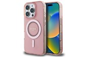Mobil - Covers & Cases - GUESS IML Rhinestones MagSafe Case for iPhone 16 Pro - Pink - 3666339306076