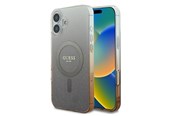 Mobil - Covers & Cases - GUESS IML Glitter Gradient MagSafe Case for iPhone 16 Plus - Brown - 3666339301415