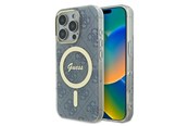 Mobil - Covers & Cases - GUESS IML 4G MagSafe Case for iPhone 16 Pro Max - Blue - 3666339345396