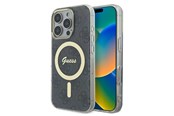 Mobil - Covers & Cases - GUESS IML 4G MagSafe Case for iPhone 16 Pro Max - Black - 3666339341992