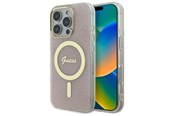 Mobil - Covers & Cases - GUESS IML 4G MagSafe Case for iPhone 16 Pro Max - Pink - 3666339342074