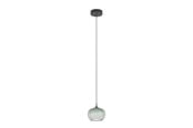 Lamper - EGLO ALAMITO PENDEL Ø:200 CCT SORT STRUKTUR/GRØN/KLAR - 902576