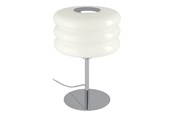 Lamper - EGLO TORTORA BORDLAMPE H300 M/AFBR. KROM/HVID - 903072