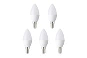 Lyskilder - EGLO LED pære C35 OPAL 2700K 470LM 5 STK E14 - 117633