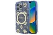 Mobil - Covers & Cases - GUESS GUHMP16XH4PYEEB iPhone 16 Pro Max 6.9" blue/blue hardcase IML Peony On 4G Background MagSafe - 3666339300234