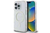 Mobil - Covers & Cases - GUESS IML Glitter Circle MagSafe Case for iPhone 16 Pro Max - Clear - 3666339307585