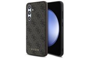 Mobil - Covers & Cases - GUESS GUHCS24FEG4GFBR S24 FE S721 brown/brown hardcase 4G Metal Gold Logo - 3666339386368