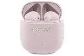 Hovedtelefoner/headset - GUESS Bluetooth headphones GUTWSJ14ESGP TWS + docking station pink/pink Printed Classic Logo - 3666339294809