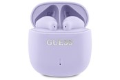 Hovedtelefoner/headset - GUESS Bluetooth headphones GUTWSJ14ESGU TWS + docking station purple/purple Printed Classic Logo - 3666339294816