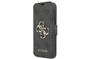 Mobil - Covers & Cases - GUESS GUBKP13X4GMGGR iPhone 13 Pro Max 6.7" gray/gray book 4G Big Metal Logo - 3666339032593