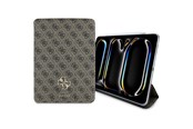 Tablet - Covers & Cases - GUESS GUFC11PM24PS4SGW iPad Pro 11" 2024 brown Magnetic 4G Big Logo - 3666339387983
