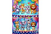 Puslespil - Larsen Puzzles Jigsaw puzzle: Cute animals dancing on stage – 13 pieces Midi (28.5 cm x 18.3 cm) 2 assorted designs 2D Puslespil - U24