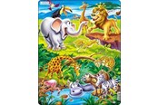 Puslespil - Larsen Puzzles Safari Puzzle – 18 pieces Maxi (36.5 x 28.5 cm) 2D Puslespil - US16
