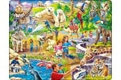 Puslespil - Larsen Puzzles Zoo Jigsaw Puzzle – 48 pieces Maxi (36.5 x 28.5 cm) 2D Puslespil - US30