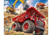 Puslespil - Larsen Puzzles Dump Truck Jigsaw Puzzle – 33 pieces Maxi (36.5 x 28.5 cm) 2D Puslespil - US36