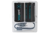 Batteri - paleblue Pale Blue Li-Ion Rechargeable D Battery 2 pack of - PB-D-C