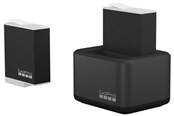 Actionkamera tilbehør - GoPro Dual USB battery charger - enduro - with battery - 2 - Li-Ion - battery connector - ADDBD-211-VE