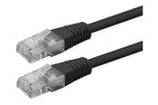 Netværkskabel - Roline patch cable - 2 m - black pantone 3C - Sort - 21.51.1545