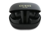Hovedtelefoner/headset - GUESS Bluetooth headphones GUTWST88MCTGK TWS + docking station black/black Capsule Printed Logo - 3666339329044