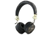 Hovedtelefoner/headset - GUESS Bluetooth ENC GUBH70E4PTMK on-ear headphones black/black 4G Triangle Round Shape - 3666339328986