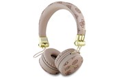 Hovedtelefoner/headset - GUESS Bluetooth ENC GUBH70EPOSMW Brown/Brown Peony Script Round Shape Headphones - 3666339328979