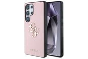 Mobil - Covers & Cases - GUESS Grained Big 4G Logo Small Classic Logo case for Samsung Galaxy S25 Ultra - pink - 3666339449216