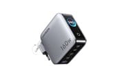 Mobil - Adaptere & Opladere - UGREEN Nexode Pro 160W 5-Port GaN Fast Charger with Smart Display (Incl. USB-C Cable) - 65637B