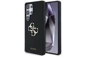 Mobil - Covers & Cases - GUESS Silicone Big 4G Logo Bottom Script case for Samsung Galaxy S25 Ultra - black - 3666339449377