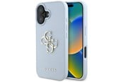 Mobil - Covers & Cases - GUESS Grained Big 4G Logo Small Classic Logo case for iPhone 16 - blue - 3666339424671