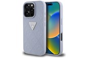 Mobil - Covers & Cases - GUESS Hot Stamp 4G Pattern Triangle Metal Logo iPhone 16 Pro Case - Purple - 3666339425449