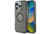 Mobil - Covers & Cases - GUESS IML Metal Mountain Logo MagSafe iPhone 16 Pro Max Case - Black - 3666339433697