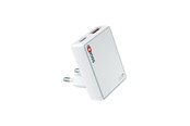 Mobil - Adaptere & Opladere - SKross Slim EUROPE 30W GaN Charger USB-A USB-C - 90° EU Plug - 21701-EU