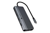 Dockingstation - ICY BOX IB-DK4062-CPD - docking station - USB-C 3.2 Gen 1 - 2 x HDMI VGA - 1GbE - IB-DK4062-CPD